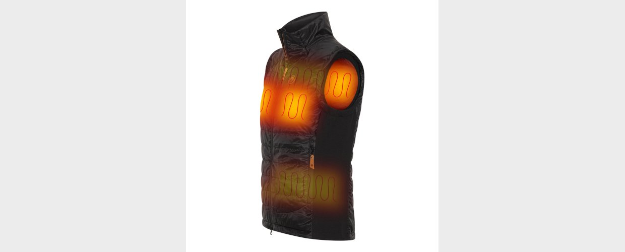 L&aelig;kker vest med varme